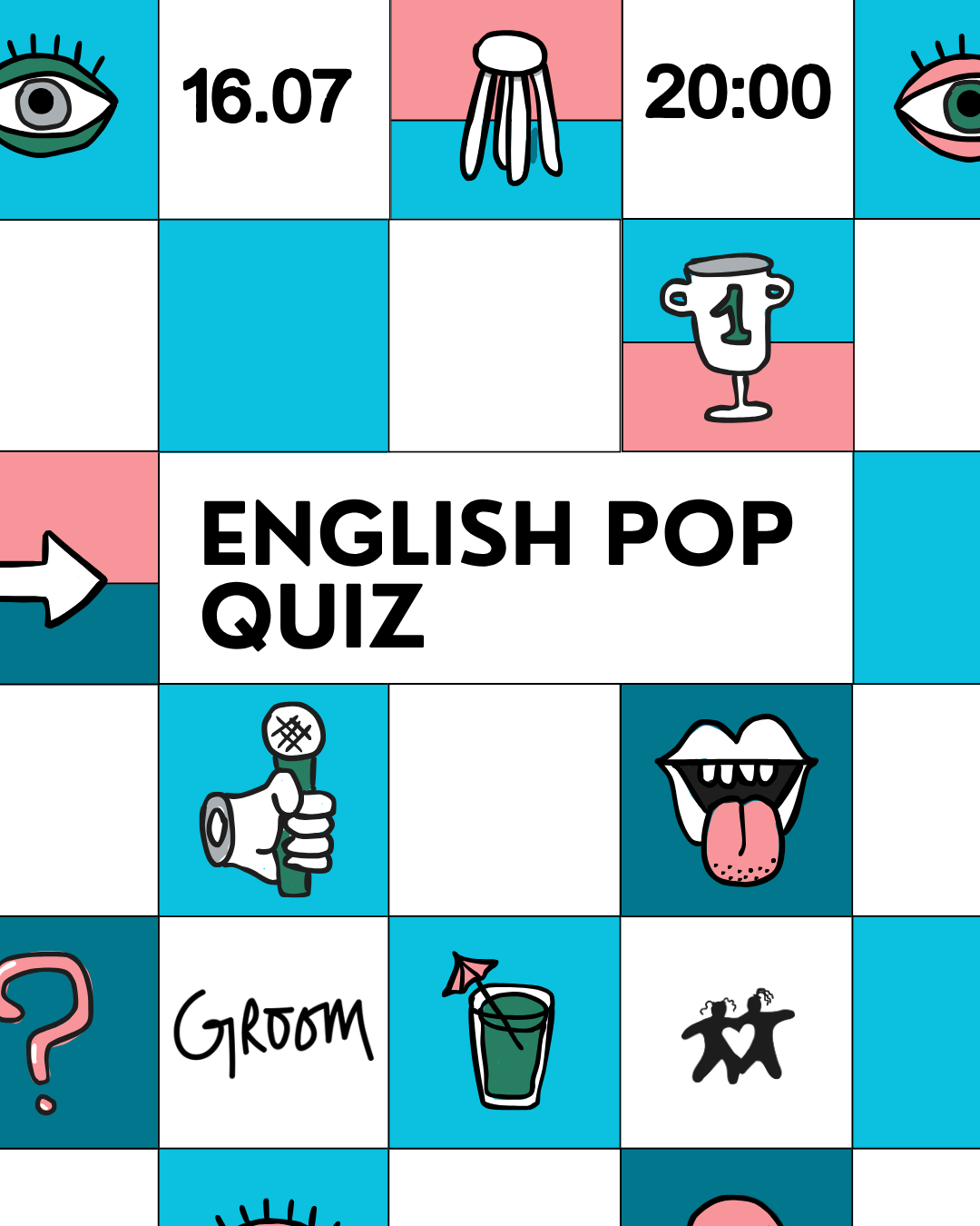 BESTIE CLUB : ENGLISH POP QUIZZ