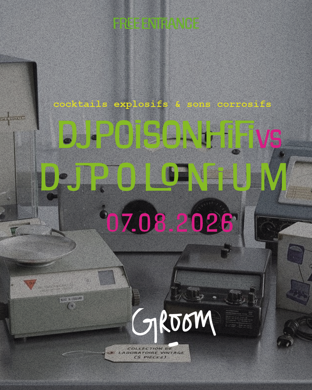 LAST NIGHT BEFORE HOLIDAYS : POISON HIFI VS DJ POLONIUM